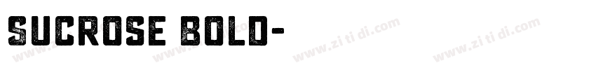 Sucrose Bold字体转换
